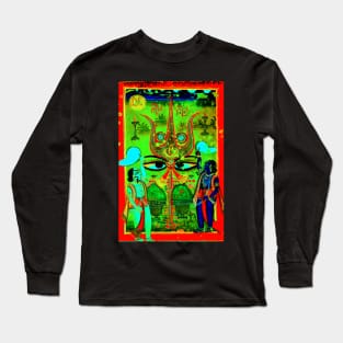 Trident Yantra of Shiva Long Sleeve T-Shirt